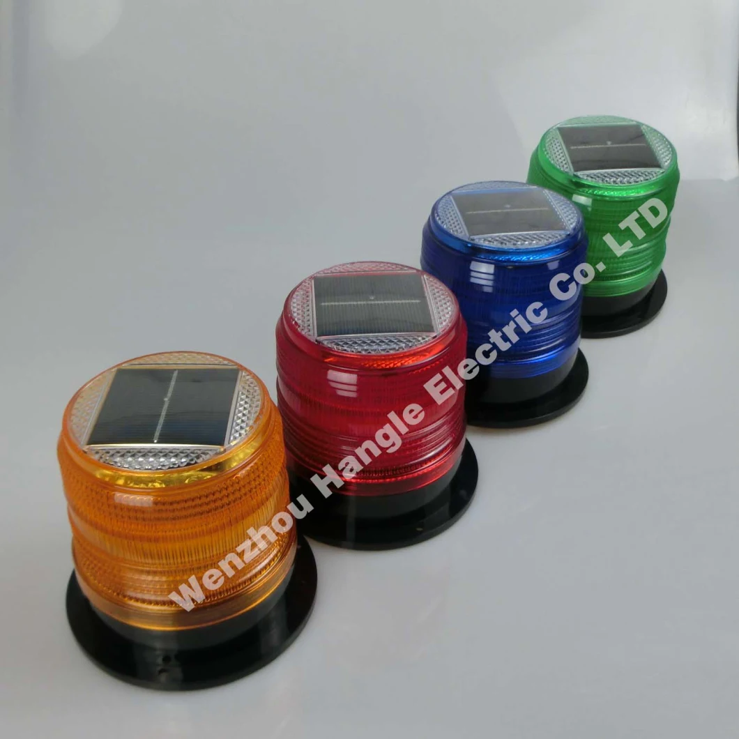 High Brightness 6-12LED Solar Beacon Flashing Safety Warning Light