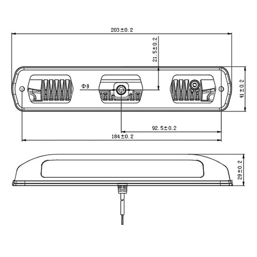 R10 Approval, Ambulance, Fire Truck Side Working Lamp, Interior Work Light and Exterior Work Light