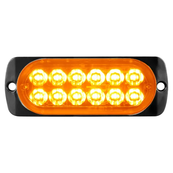Minibarra de luz magnética de LED âmbar DC12-48V de alta qualidade Barra de luz estroboscópica de trânsito de emergência