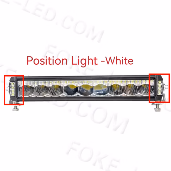 Minibarra de luz LED de 3ª geração de lentes para PC 1W de tecnologia