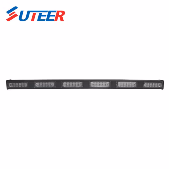 Barras de luz de emergência de advertência de seta de sinal de duas cores para caminhões (TD66L)